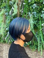 ノーブルヘアー(NOBLE HAIR)&nbsp;ショート×ブルー