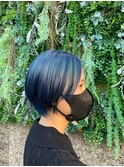 ショート×ブルー