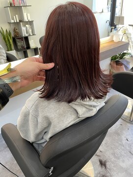 ヘアーテラスエムバイエイル(hair terrace M byEir) ミディアムボブ