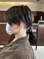 ムース 福島市店(Mousse-88-)&nbsp;刈り上げ女子 ハンサムショート ナチュラルグレージュ