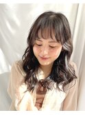 大人かわいいモテ髪　ナチュラルフェミニンゆる巻きロング