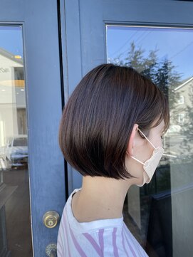 イコマ(icoma) 【注目度NO.1】ベージュ×丸みボブ