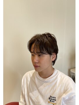 レイニシーエスエス(Rei2css) センターパート｜高浜美容室｜メンズカット