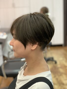 フレンズ 環状通東店(friend's) ミントブルーベージュ×刈り上げショートヘアー 8