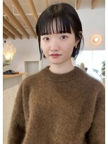 トーチ(torch) ワイドバングのストレートボブ