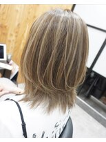 ヘアテリア リュウ 大塚(hair teria ryu) ウルフボブ/繊細ハイライト/表面ハイライト