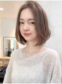 say. 重政 最新トレンド 大人可愛いひし形ボブ
