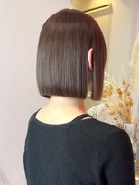 ロンドヴァリー 渋谷店(Lond vallee)&nbsp;縮毛矯正で作る顎下2センチストンボブ