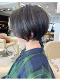 絶壁解消ショート×ひし形小顔×30代40代50代×ショートボブN