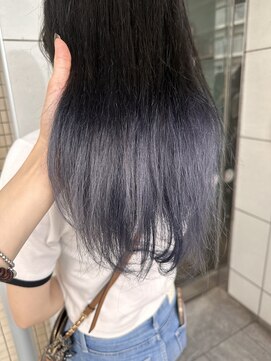 ミラシィ 稲毛(Mirashy) 《韓国風》グラデーションカラー×ブルーパープル