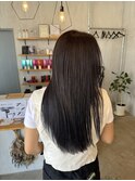【purple ash】大人可愛い透明感抜群ストレートロング