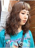 ロングパーマ/ウェーブパーマ/ニュアンスパーマ/パーマカラー