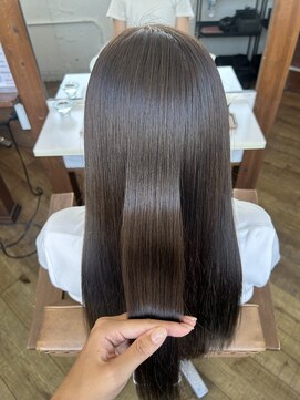ヘアリゾート リノ(Hair resort Lino) ツヤベージュ×ミネコラトリートメント