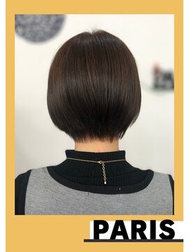 ワンポイント ウィズ パリス(One Point with Paris) ショート×冬カラー