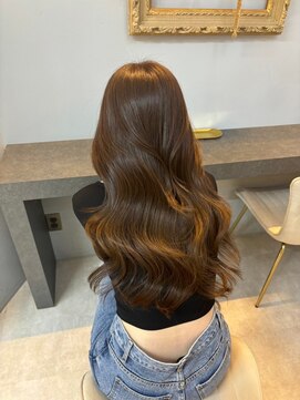 オズ 安積店(OZ) 黒髪ボブルフネビージュ小顔ワンレン