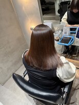 担当　石井【カット+髪質改善縮毛矯正＋treatment 税込 \22000