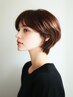 【エイジング毛ケア◎艶UP】似合わせカット＋活性酸素除去カラー＋絹髪Tr