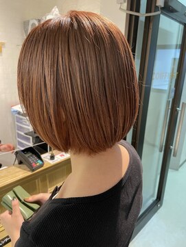 コワファーストナガサキシャンプーボーイ(COIFF1RST NAGASAKI SHAMPOO BOY) まるみボブ ショートボブ ワイドバングショートボブ 長崎浜の町