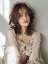 アルトリスト(Altruist Aging×HAIR&SPA) ★ダークアッシュ大人ガーリーボブ着物ミディアムレイヤーカット