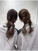 ペアで可愛い♪ライブヘア