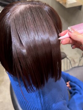 ロンド 表参道店(Lond) ◇ボブ 縮毛矯正 顔周りカット 表参道 髪質改善