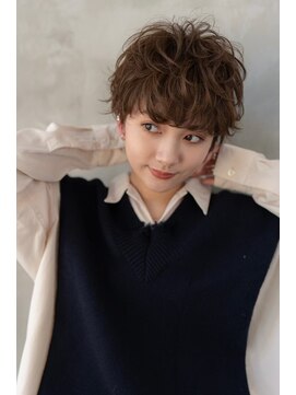 ドリップ バイ ハバナ 原宿(driP. by HAVANA) 20代30代大人美人ショートボブ/小顔ショートヘア/マロンベージュ