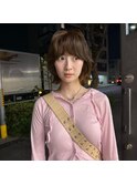 ミディアムレイヤー/ブラウンベージュ/マッシュレイヤー