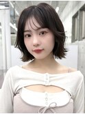 韓国ヘア くびれボブ レイヤーボブ顔まわりカット【肥田亜沙美】
