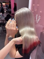 ダズリングディア(Dazzling Deer)&nbsp;ホワイトミルクティー/ミルクティーグレージュ/ストレート/夏