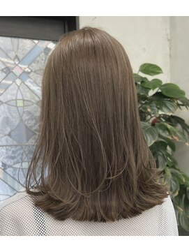 ブレス バイ ファースト 大和吉岡店(Breath by first) 【大和町美容室】Wイルミナカラー/透明感ブラウンベージュ
