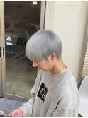 ハイライトカラーミルクティーベージュケアブリーチダブルカラー
