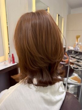 ソシエ 相模大野店 柔らかレイヤーミディ×ナチュラルブラウン