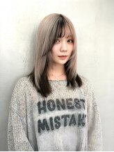 シェリ ヘアデザイン(CHERIE hair design) 2セクションデザインカラー［福岡/天神/大名/ミディアムヘア］