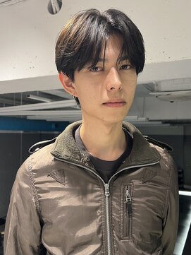 ゼストプール(ZEST POOL) センターパート 韓国ヘア 狭め前髪