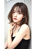 熊本韓国ミディアム×透明感カラー×艶髪