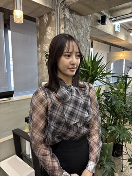 秋冬おすすめ"マロンベージュ"