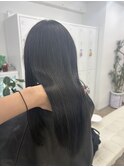 韓国顔まわりレイヤーカットグレージュオリーブベージュブラウン