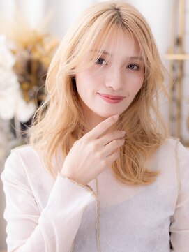 カバーヘア ブリス 北浦和(COVER HAIR bliss) 全頭ブリーチ韓国風こなれレイヤーパーマc7北浦和10代20代30代