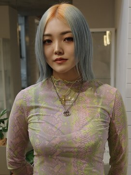 クペウヘイヴン(cope'u HAVEN) 原宿/ウルフカット レイヤー デザインカラー ルーツカラー