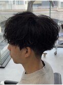 シャドウパーマ 刈り上げマッシュ 鹿児島メンズ