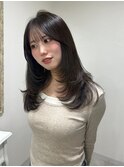 レイヤー レイヤーカット 顔まわり 前髪 髪質改善