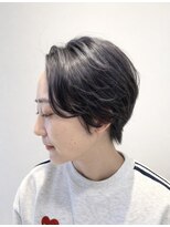 アンチェ(Anche)&nbsp;ショートカット×ネイビーグレー