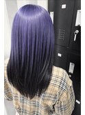Purple × Black '' Umbrella color '' Wolf / 8弐L