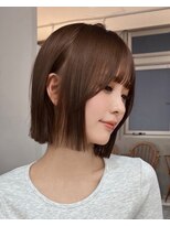 サンドナル 鹿児島天文館(sand NALU)&nbsp;ハッシュカット/グレージュ/デザインカラー[鹿児島天文館]