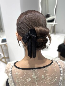エクララ(eclala) リボンカチモリ お呼ばれ 結婚式 二次会