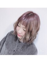 ゲリール 中野店(guerir hair+care) 外ハネウェビーボブ