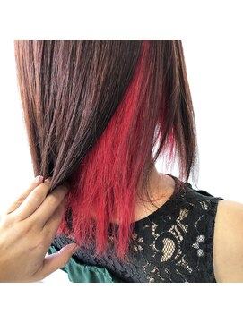 テクライズ 豊橋店(TECHRISE) ファイヤーレッドインナーカラー