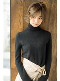 【LE 】毛先パーマことりベージュワンサイドショートボブ