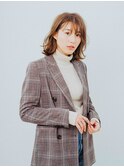 カジュアルガーリーボブ20代/30代/40代/庭瀬