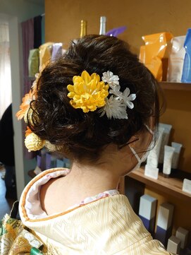 矢島美容室 荻窪店 成人式ヘアセット